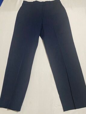 NWT J.Crew Factory Kallie Pant Navy Straight Leg Trousers Size 10